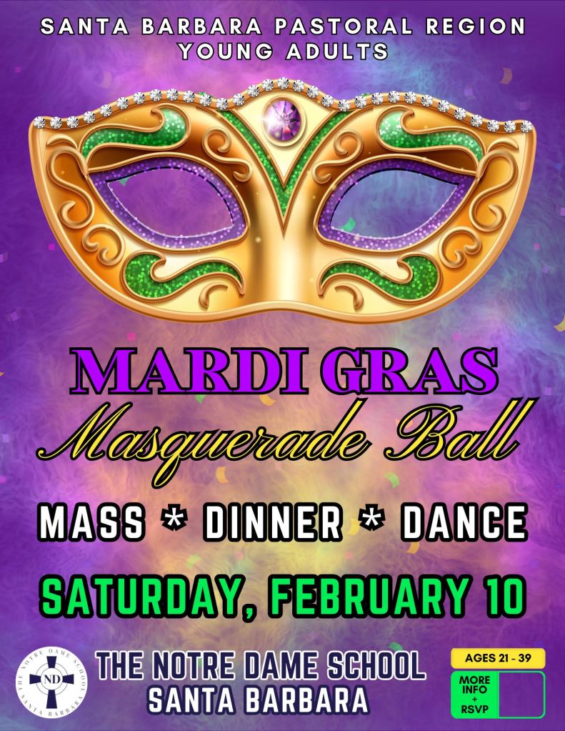 Mardi Gras Masquerade Ball&nbsp;(2/1/24)