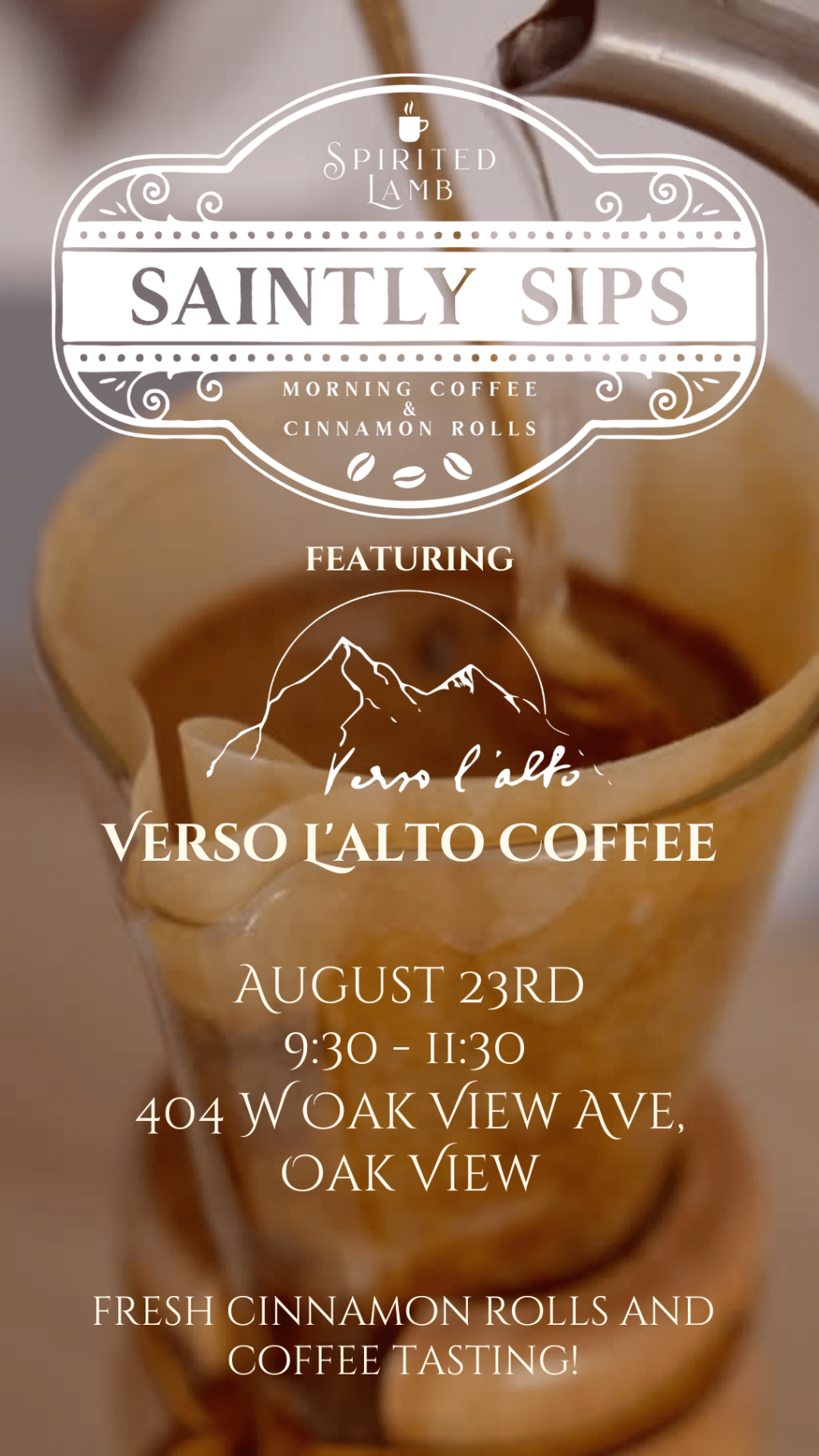 Saintly Sips (8/23/25)