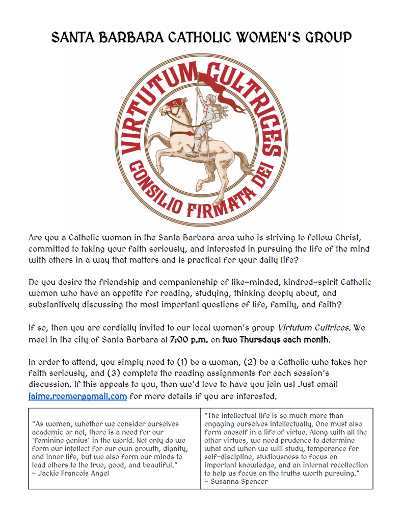 Virtutum Cultrices Women’s&nbsp;Group